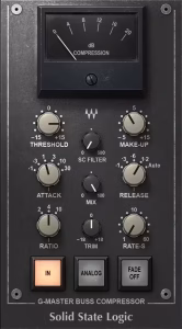 Waves SSL Bus Compressor 插件操作介面截圖