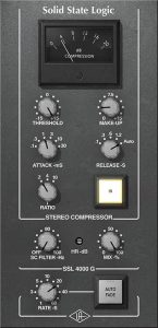 UAD SSL Bus Compressor 插件操作介面截圖
