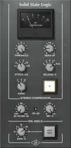 UAD SSL Bus Compressor 插件操作介面截圖