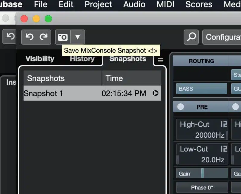 Cubase好用嗎 cubase snapshot
