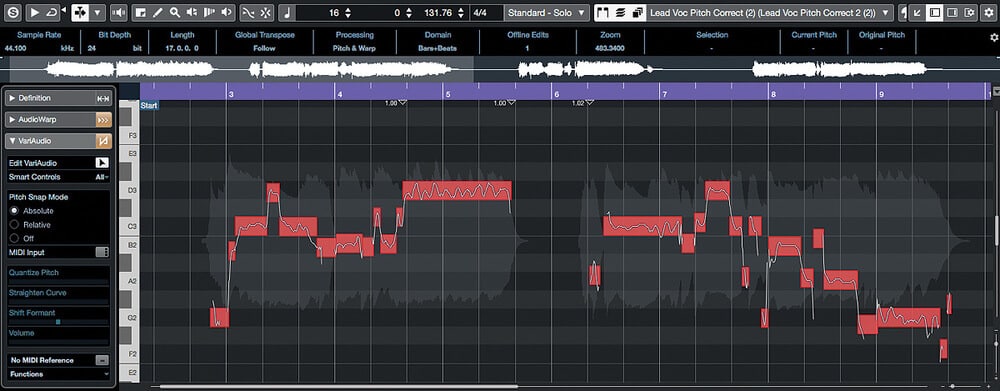 Cubase好用嗎 variaudio