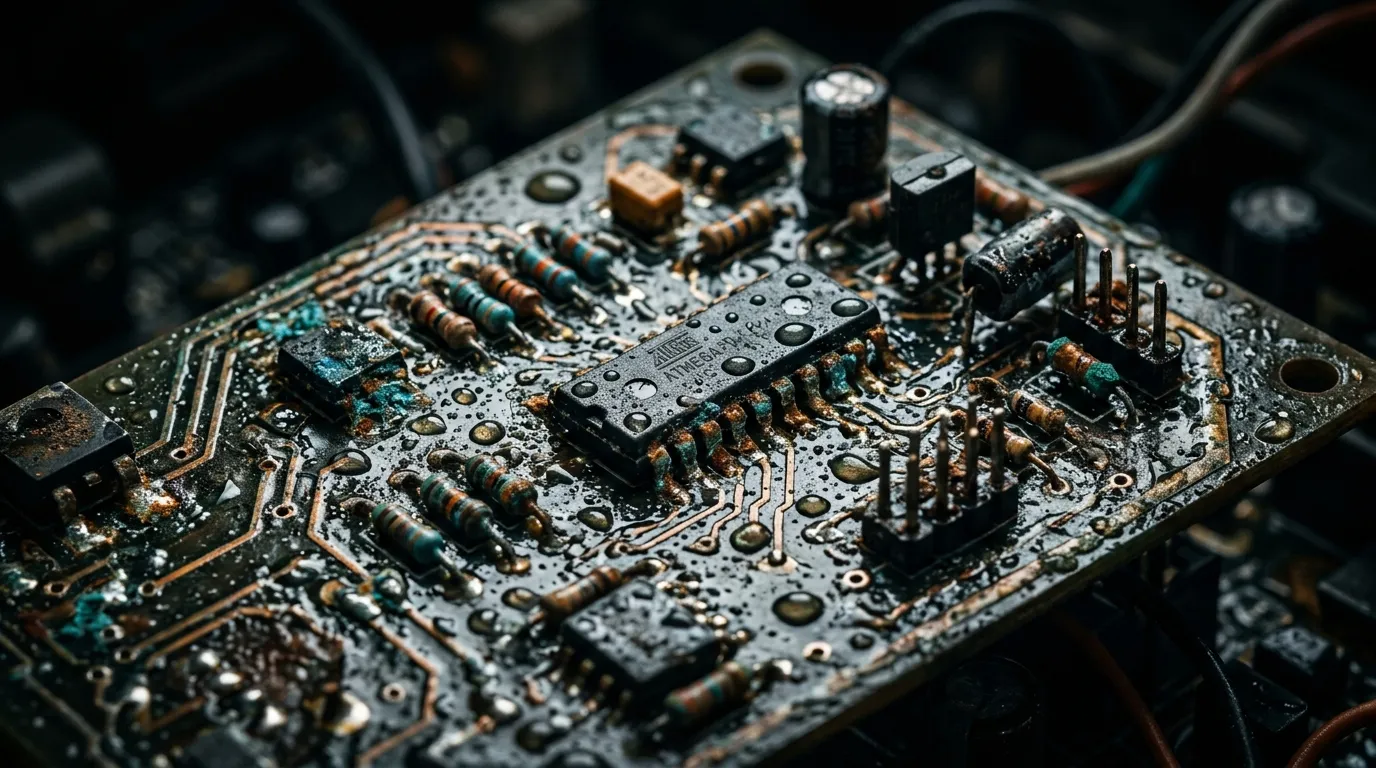 電路板進水腐蝕 器材進水短路