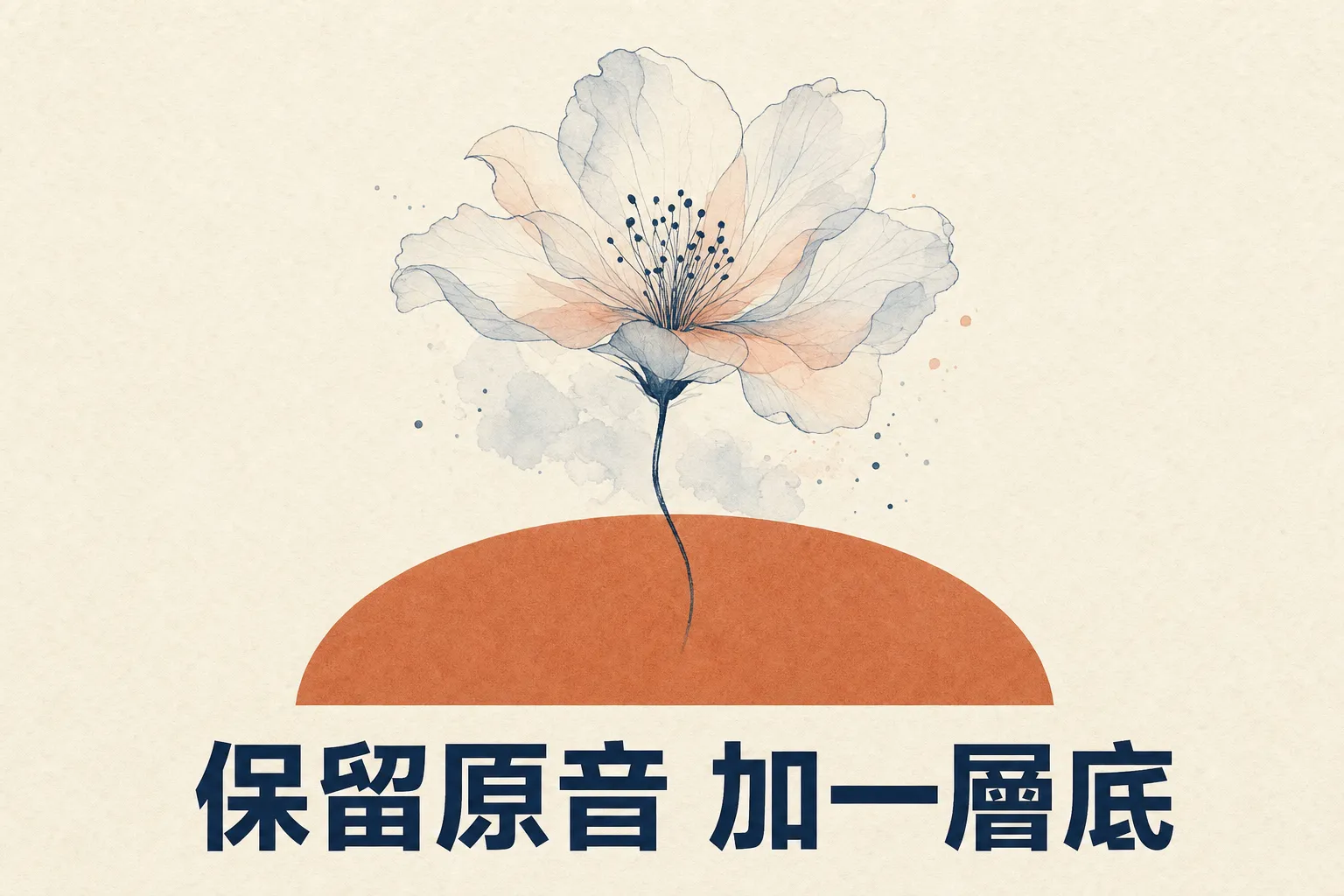 平行壓縮概念圖:保留原始細節加一層底色
