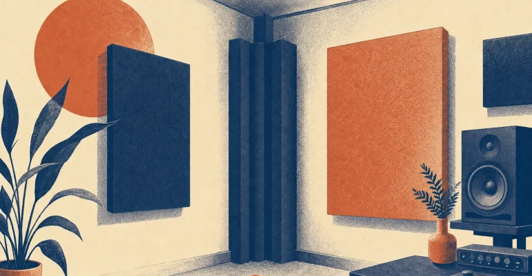 吸音和隔音：risograph 日式風的吸音處理房間精選圖