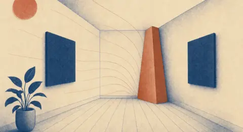 錄音室聲學處理：角落低頻陷阱與吸音板的 risograph 日式風精選圖