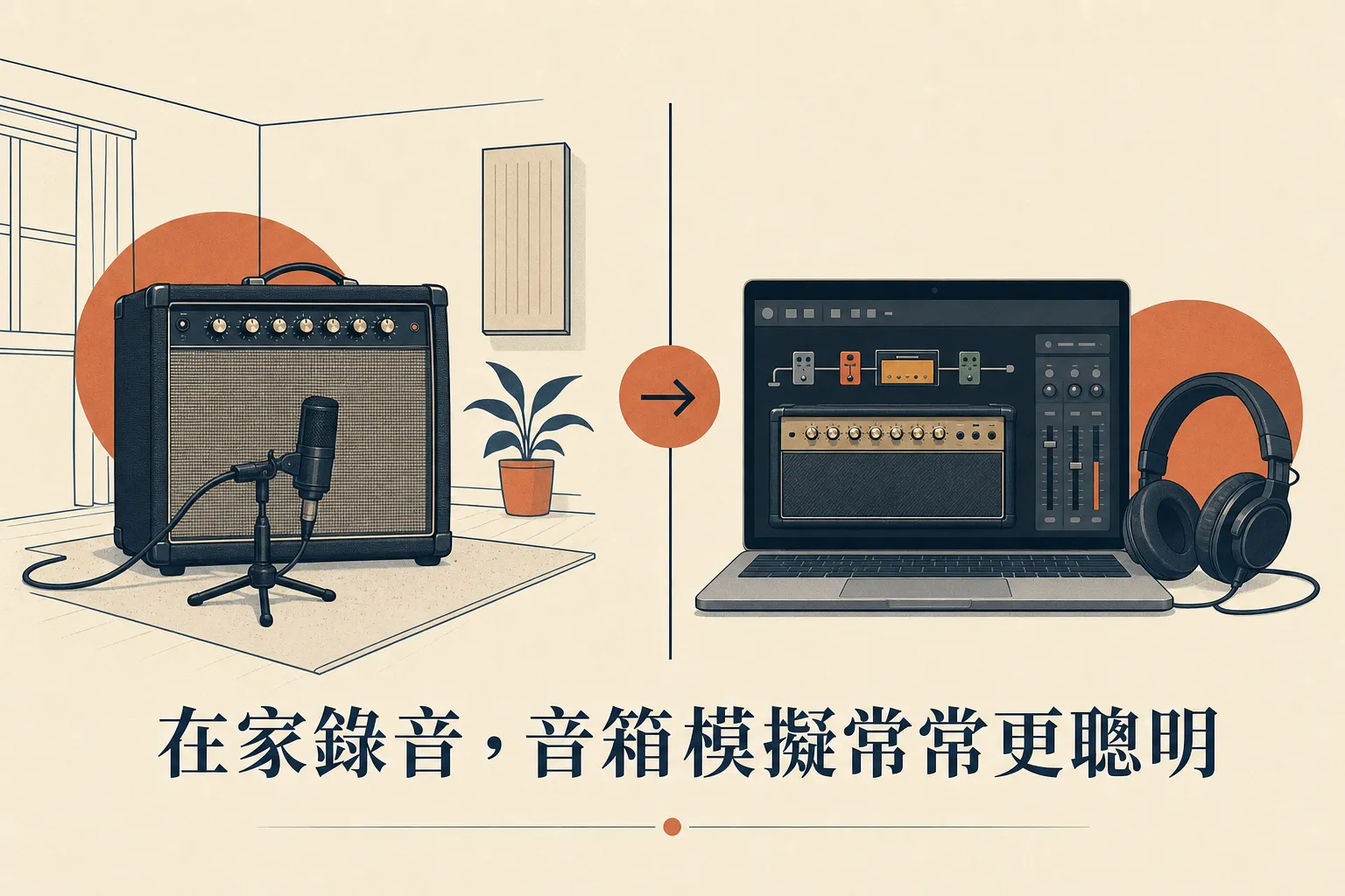 在家錄音,音箱模擬常常比真音箱更聰明