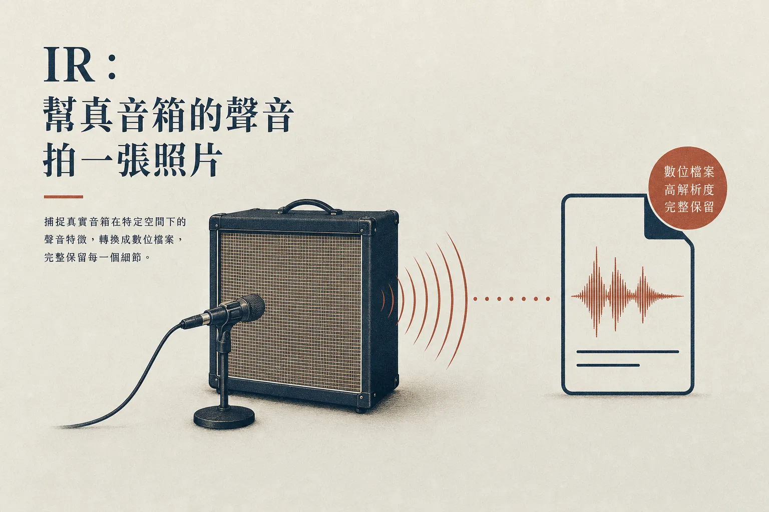 IR:幫真音箱的聲音拍一張照片