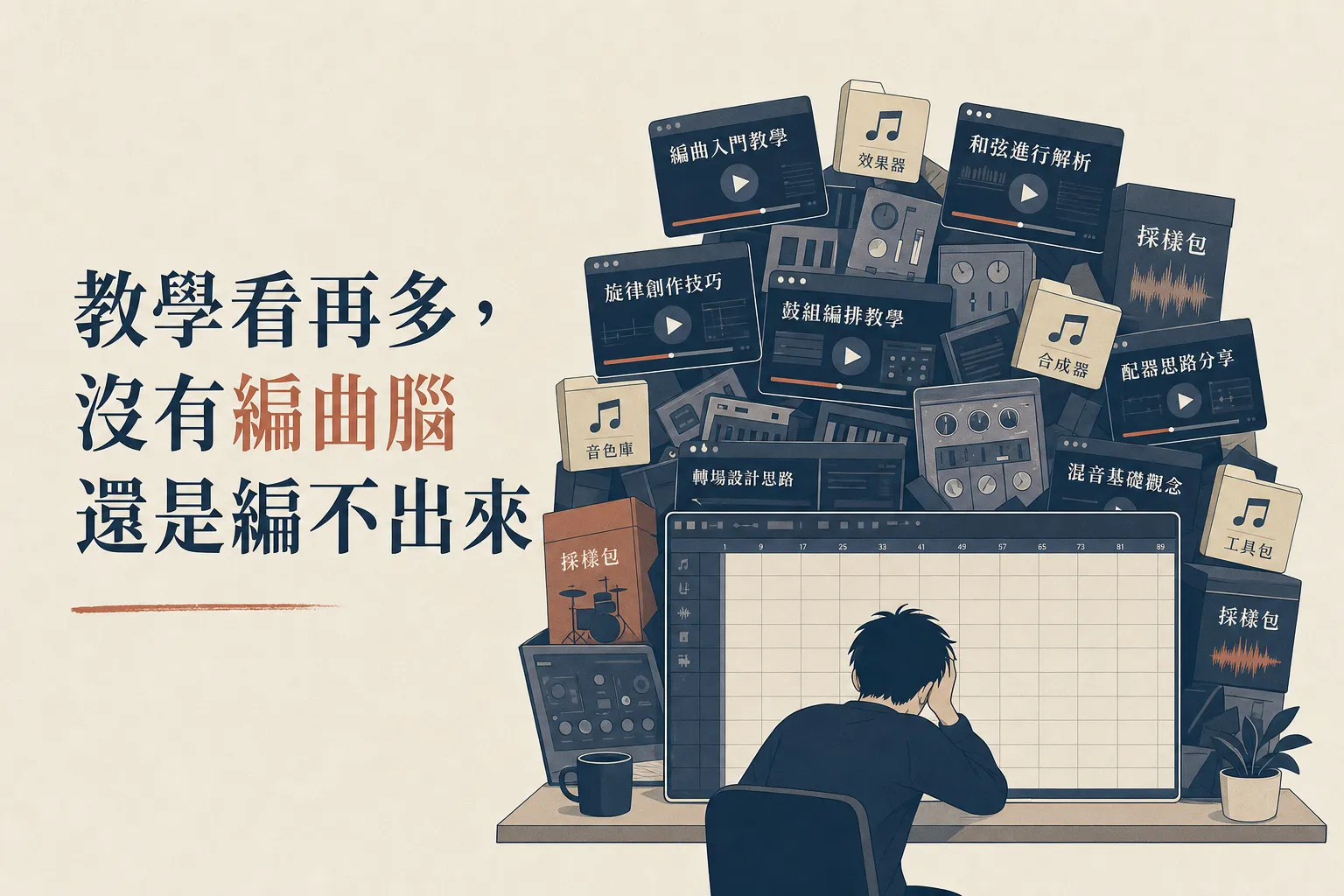 編曲教學:教學看再多,沒有編曲腦還是編不出來