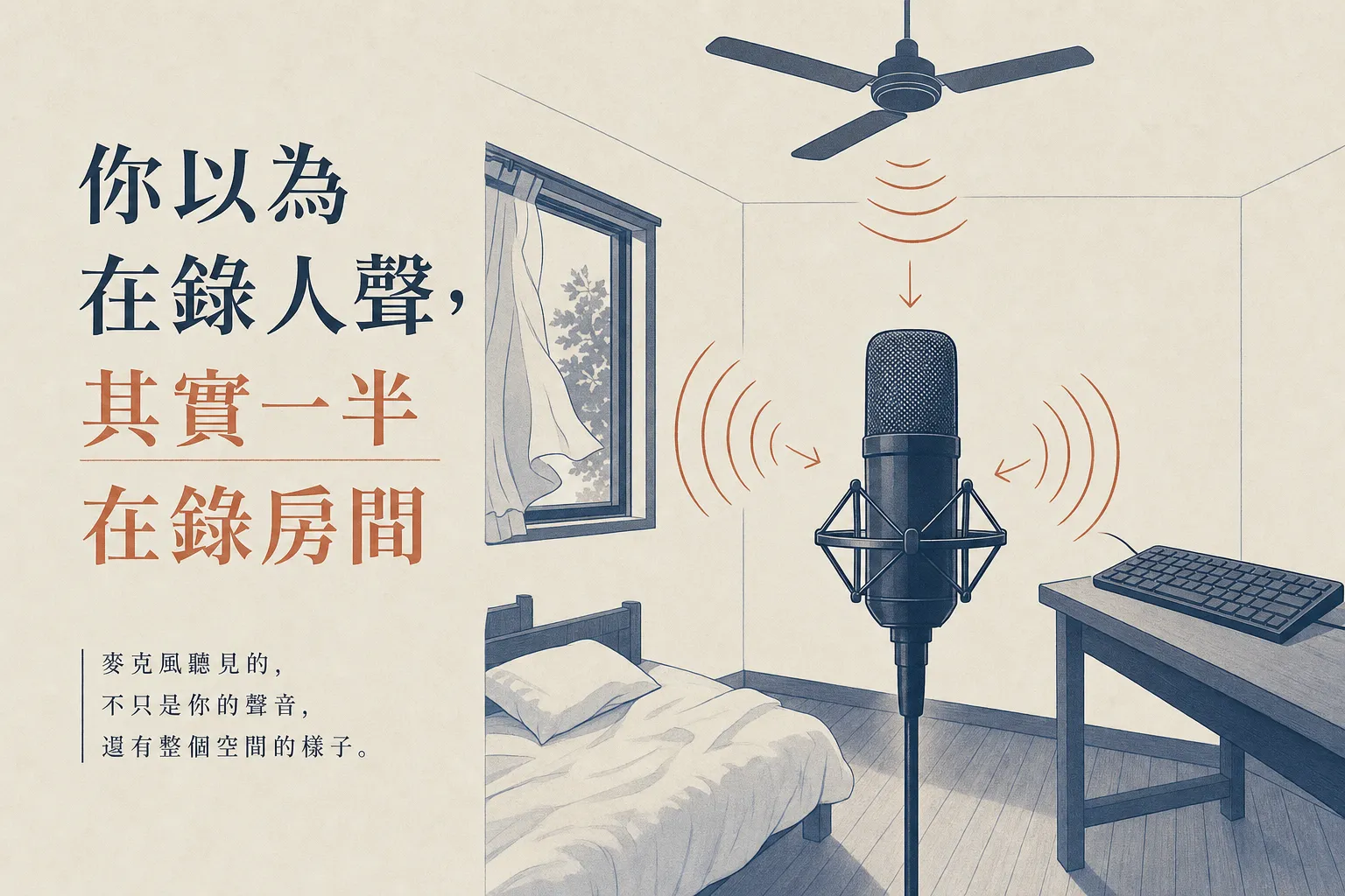 唱歌麥克風推薦：你以為在錄人聲，其實一半在錄房間