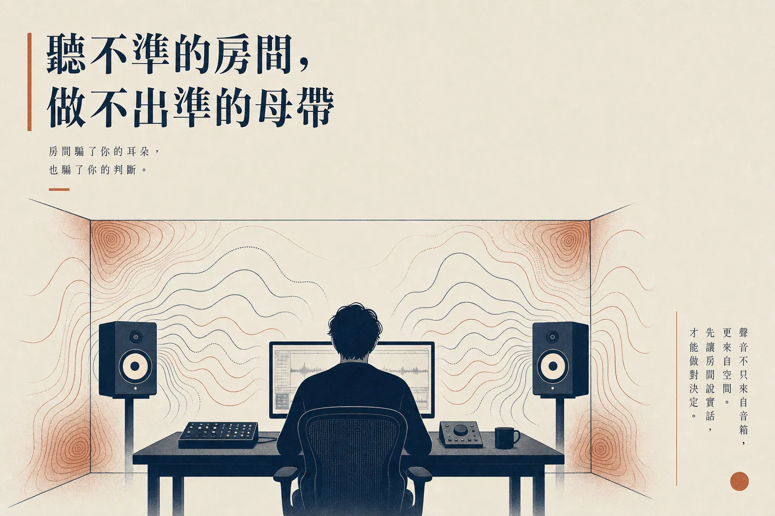 母帶製作：聽不準的房間，做不出準的母帶