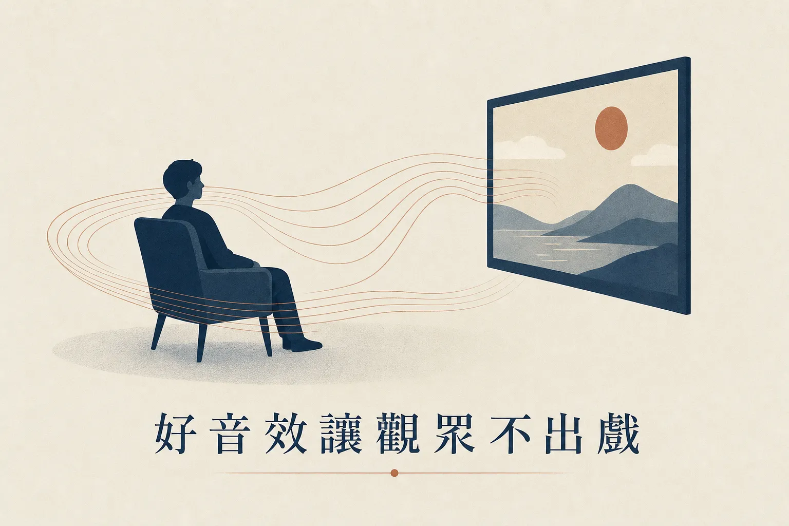 好的音效設計讓觀眾不出戲,沉浸在畫面裡